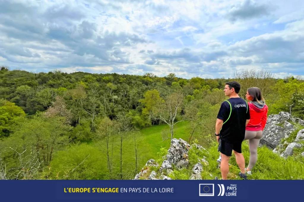 Trail dans la Vallée des Grottes de Saulges