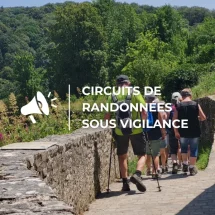Circuits de randonnées sous vigilance suites aux intempéries - Office de tourisme Sainte-Suzanne les Coëvrons