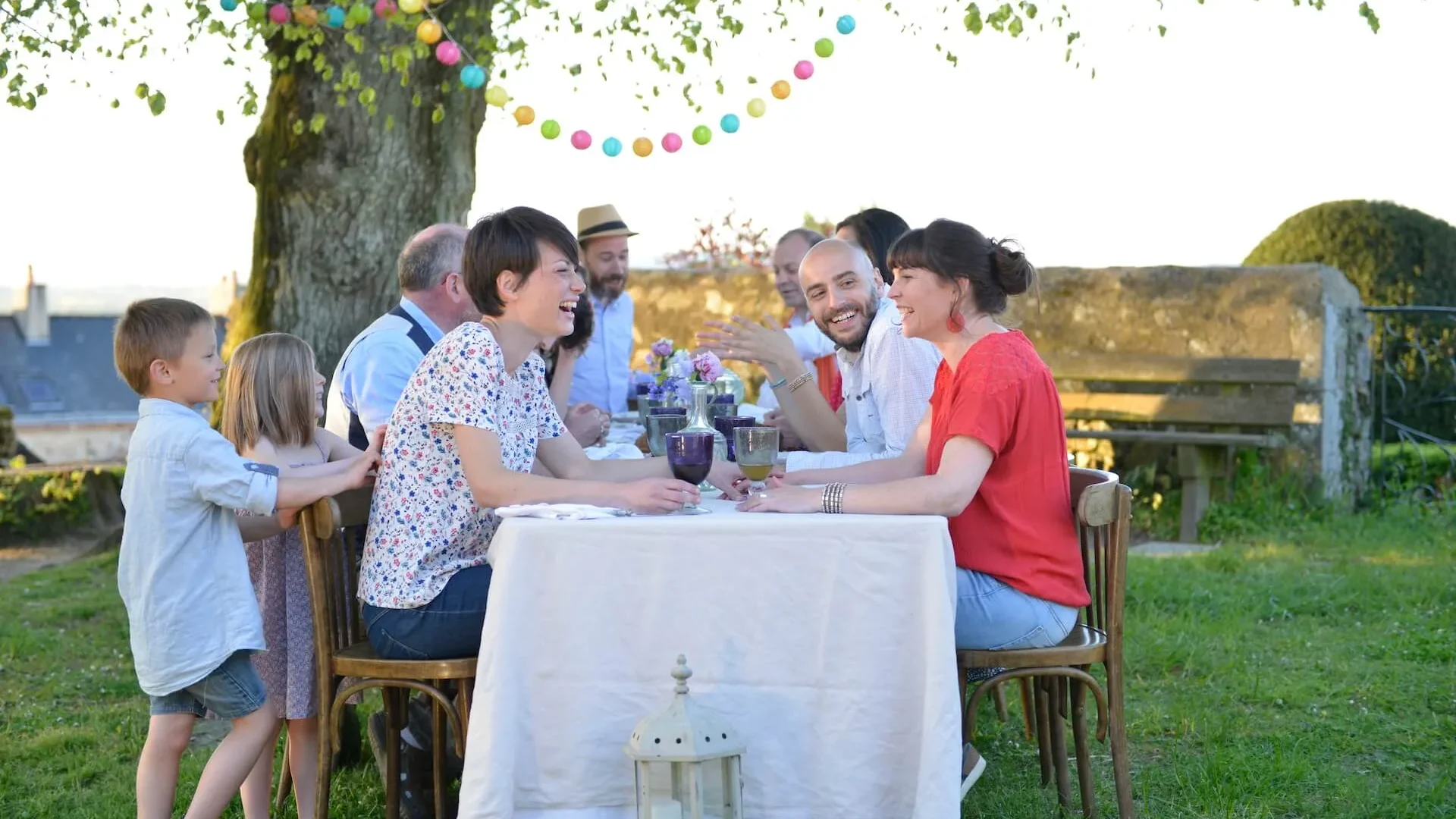 Repas de famille à Sainte-Suzanne
