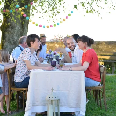 Repas de famille à Sainte-Suzanne