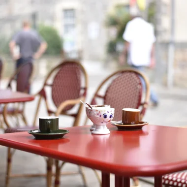 Pause café à Sainte-Suzanne