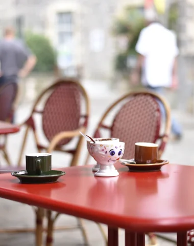 Pause café à Sainte-Suzanne