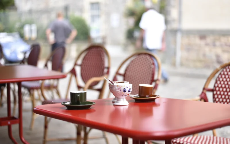 Pause café à Sainte-Suzanne