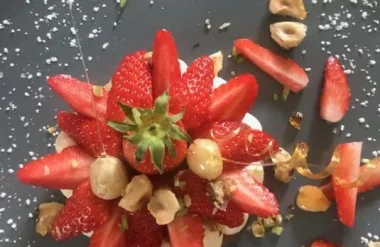 Tartelette fraises & rhubarbes
